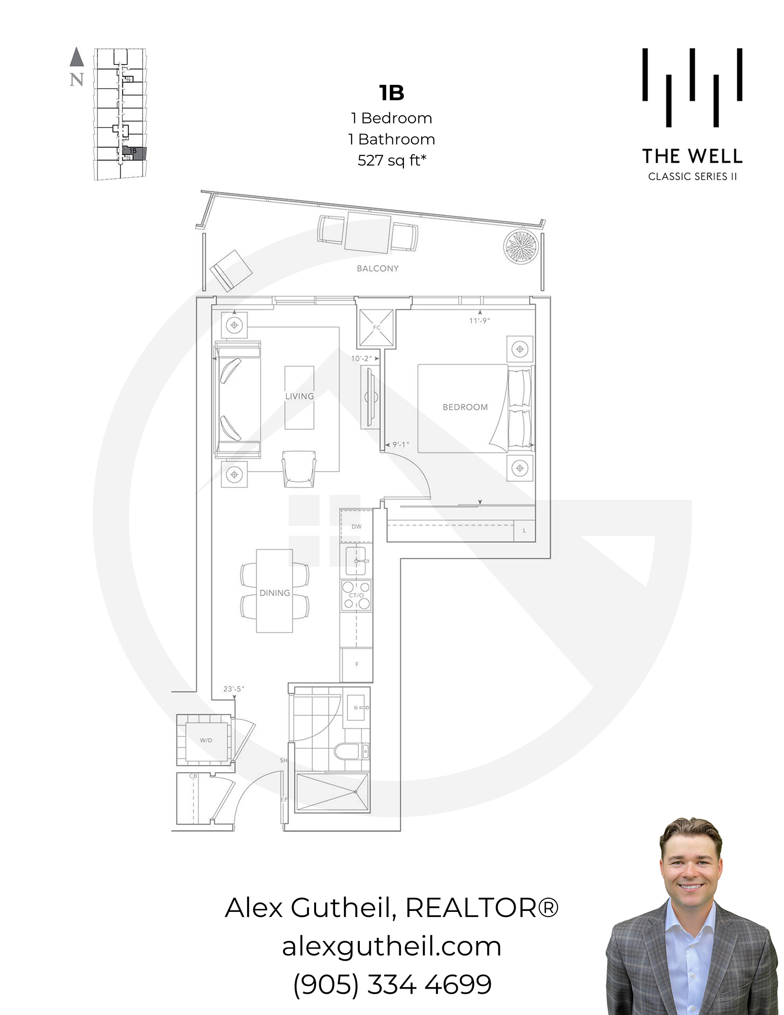 The Wells Condos - 480 Front Street, Toronto – 1B