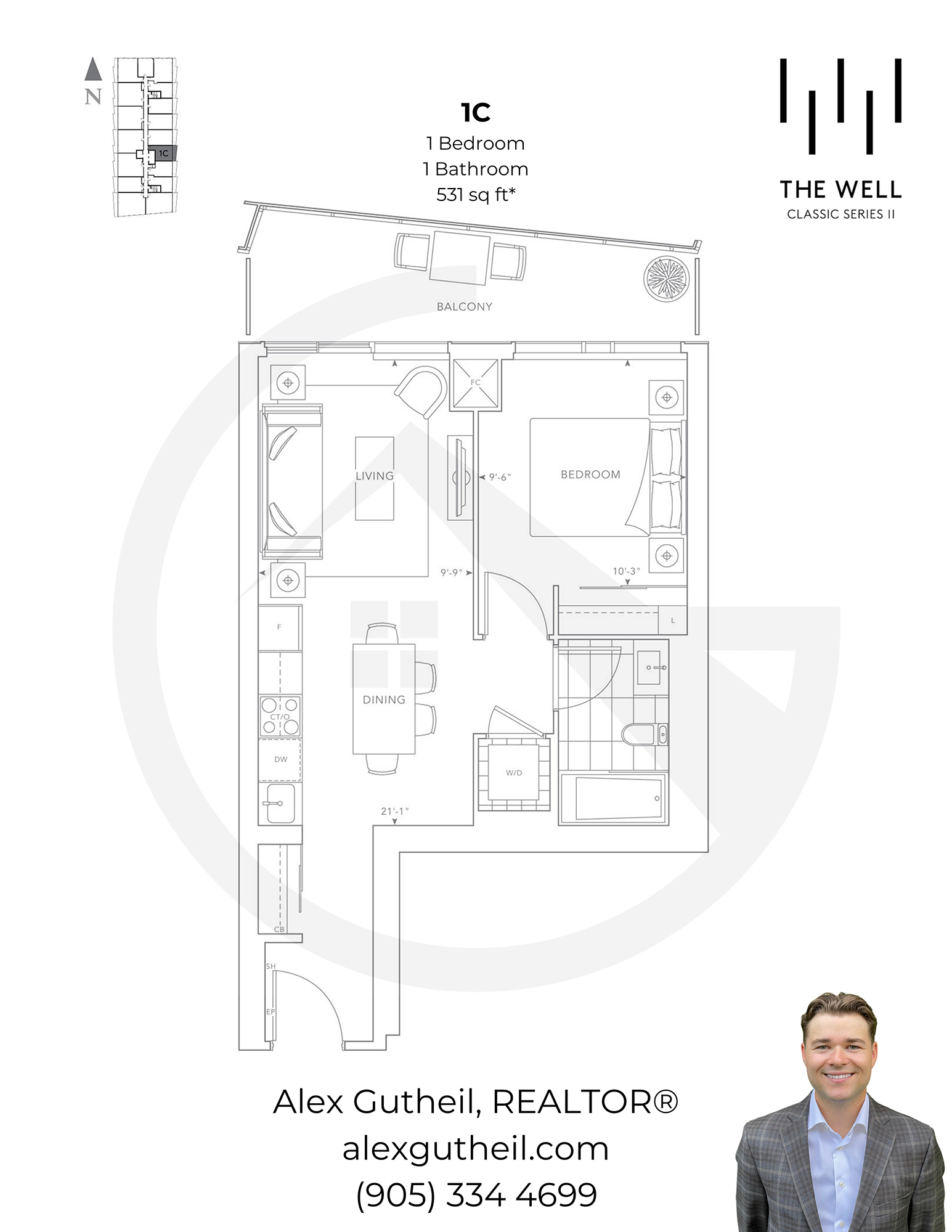 The Well Condos - 480 Front Street, Toronto – 1C