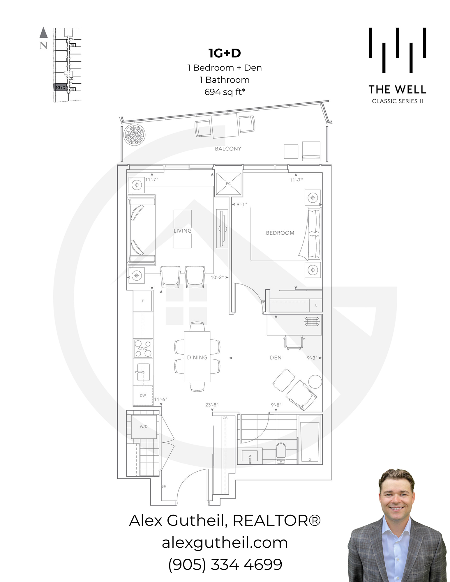The Well Condos - 480 Front Street, Toronto – 1G + D