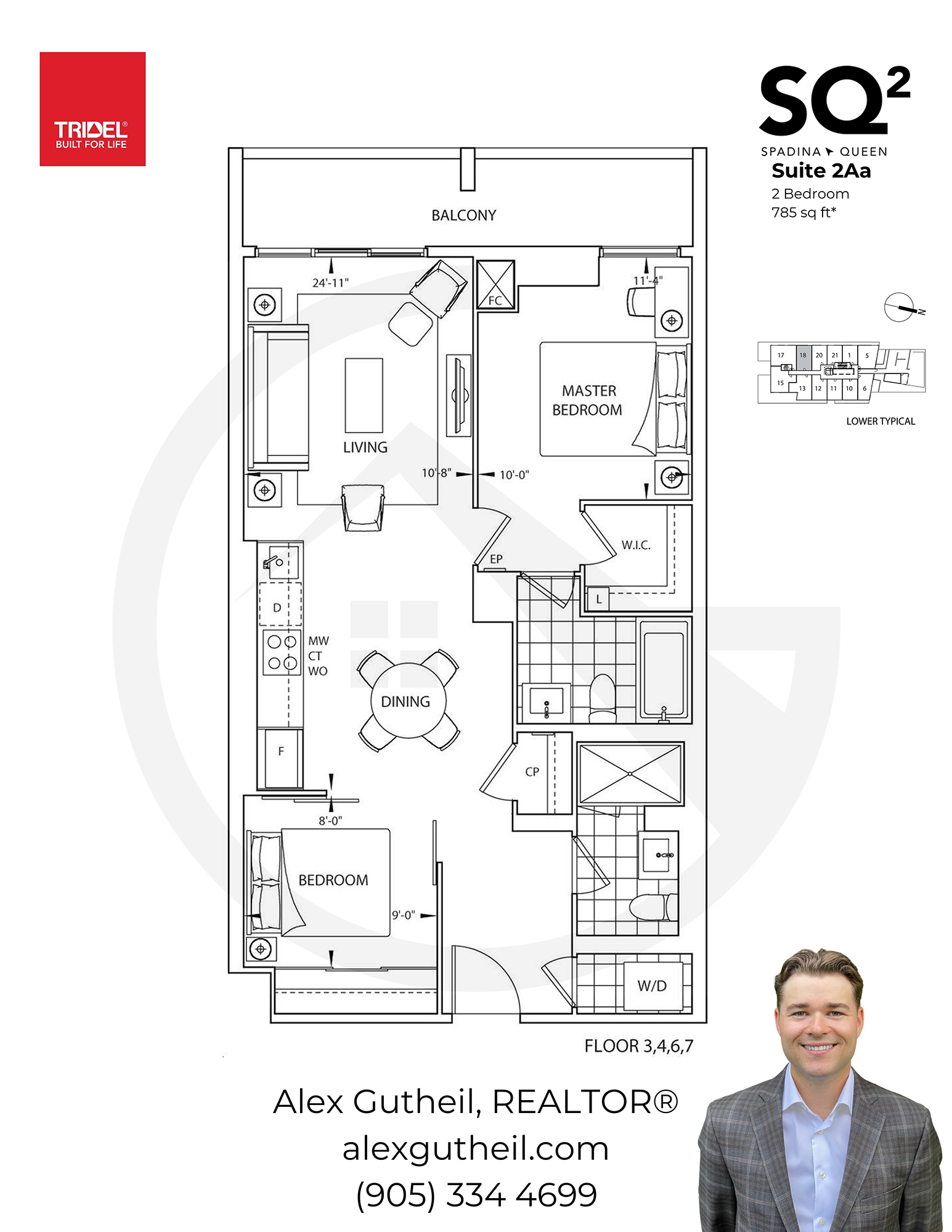SQ2 Condos at Queen and Spadina - 80 Vanauley St - Suite 2Aa