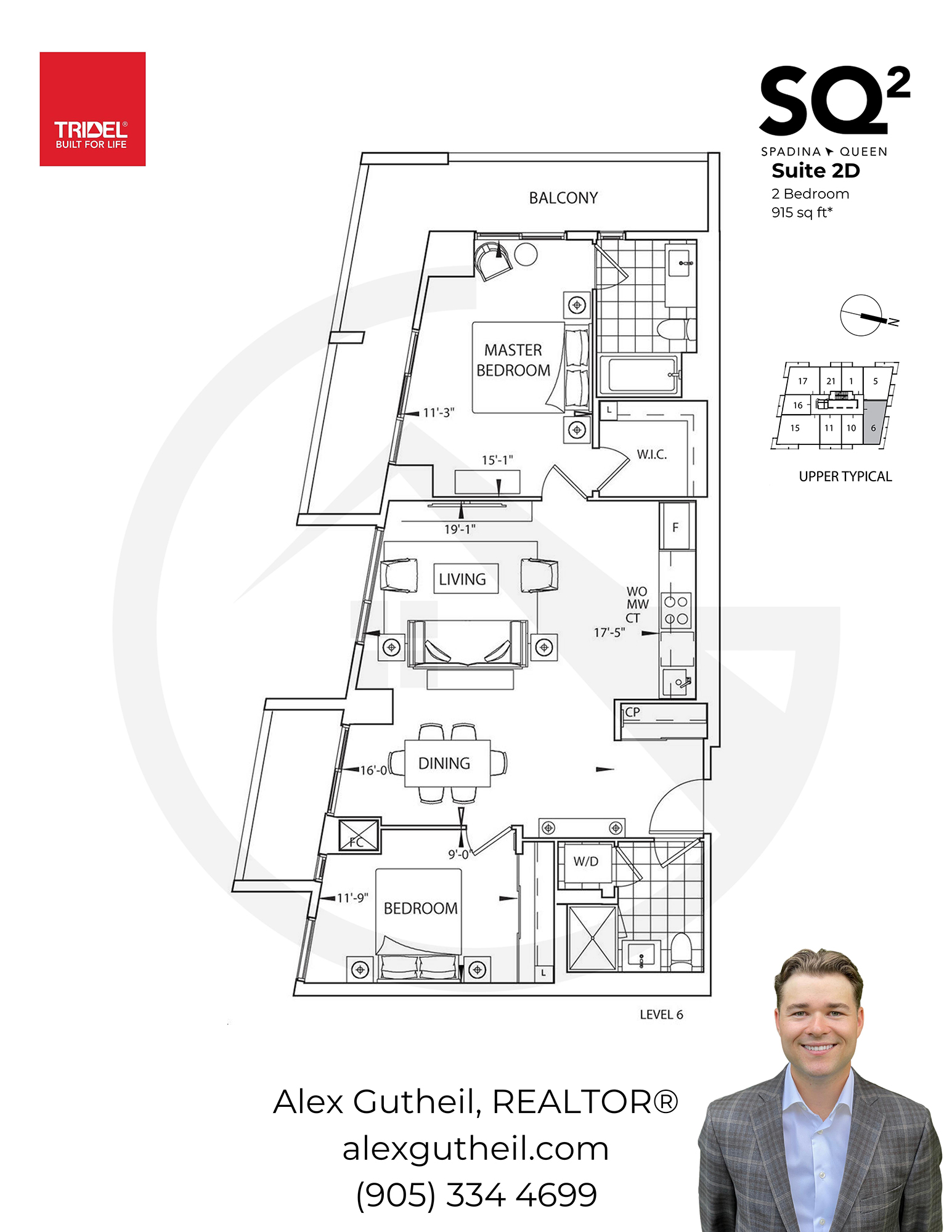 SQ2 Condos at Queen and Spadina - 80 Vanauley St - Suite 2D