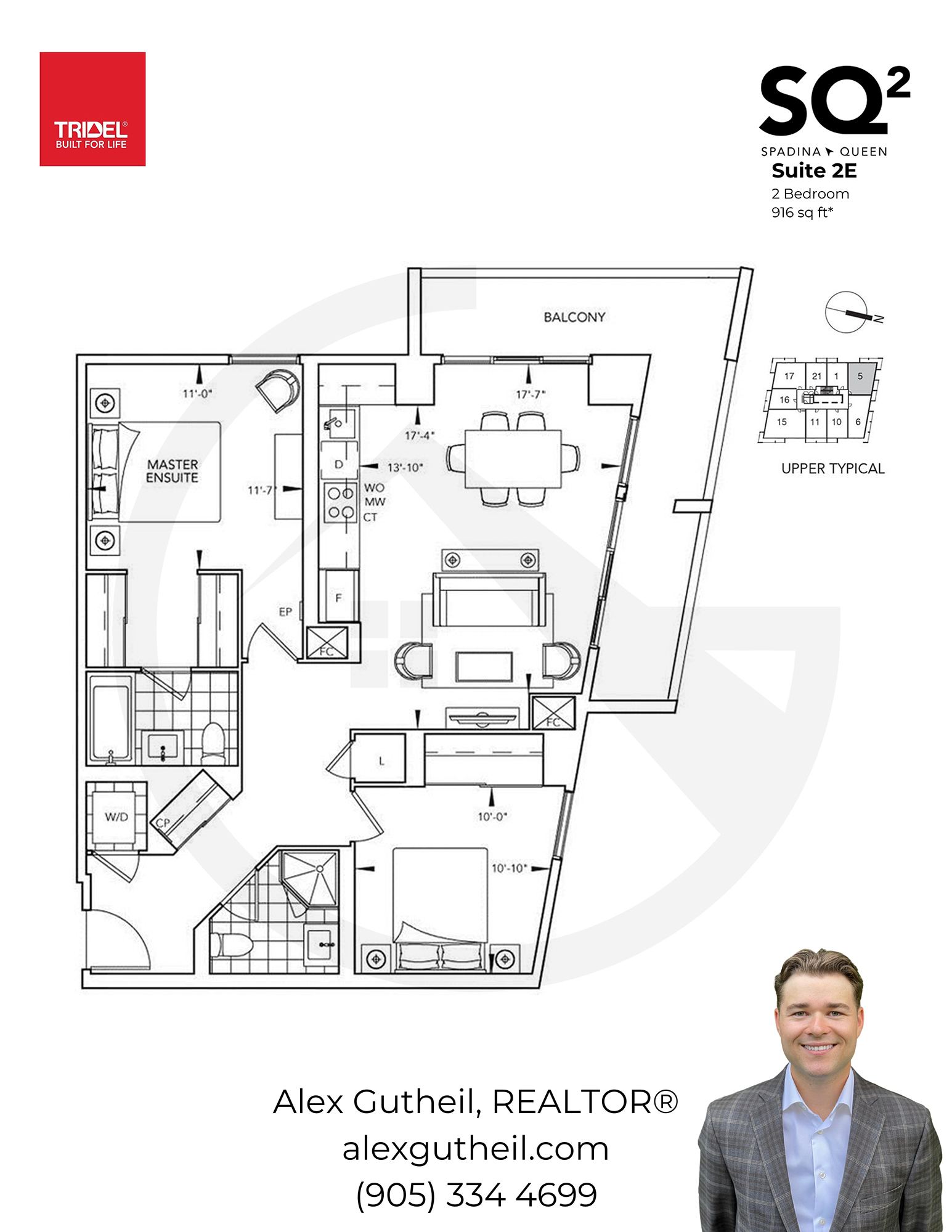 SQ2 Condos at Queen and Spadina - 80 Vanauley St - Suite 2E