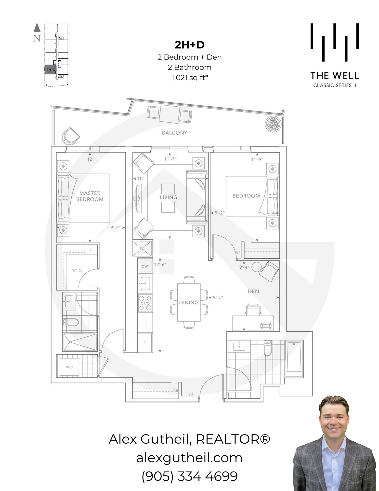 The Well Condos - 480 Front Street, Toronto – 2H + D