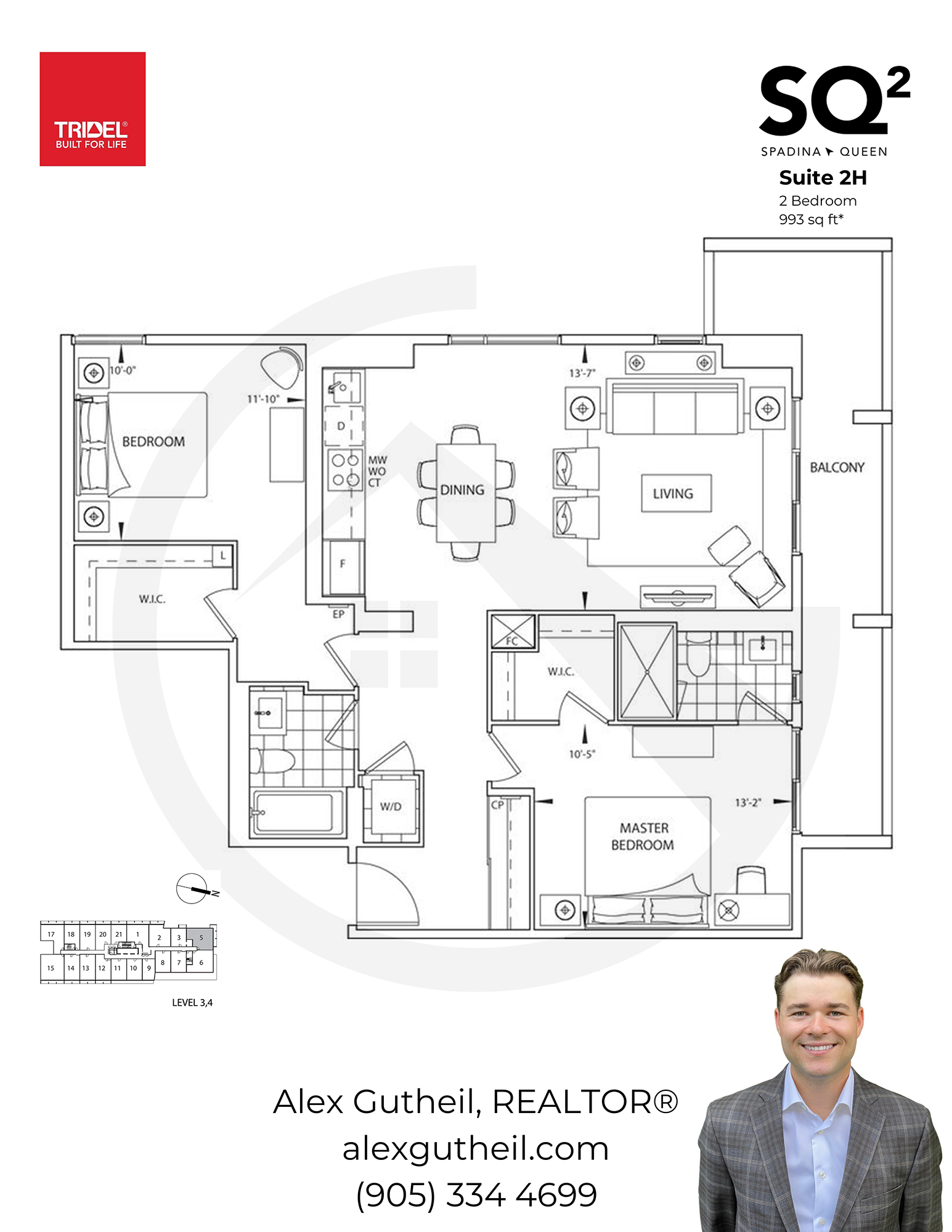 SQ2 Condos at Queen and Spadina - 80 Vanauley St - Suite 2H
