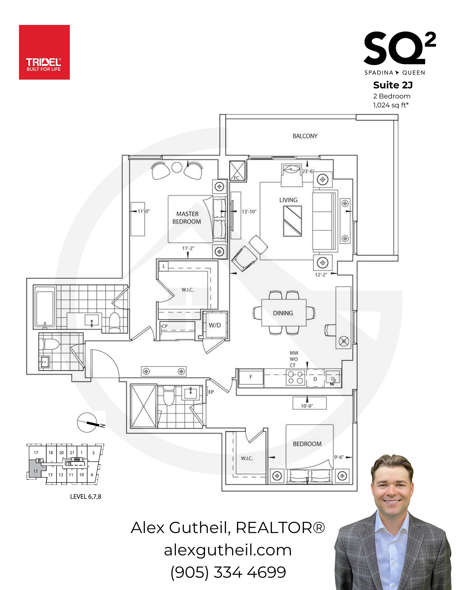 SQ2 Condos at Queen and Spadina - 80 Vanauley St - Suite 2J