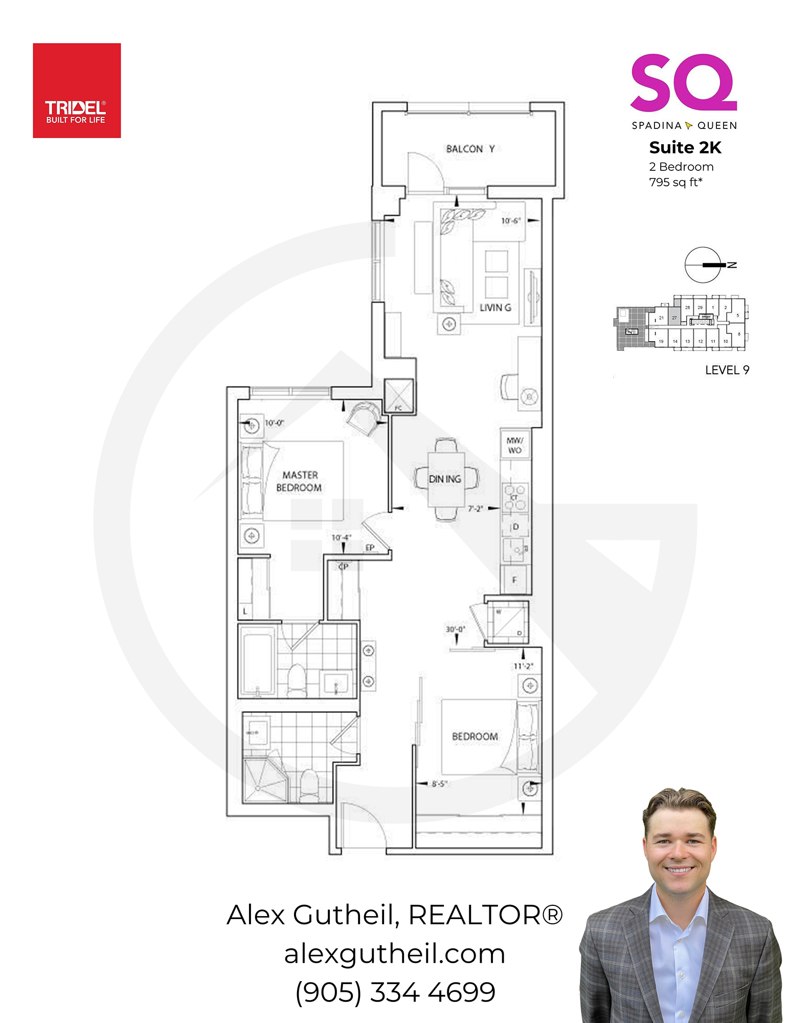 SQ Condos at Queen and Spadina – 38 Cameron St - Suite 2K