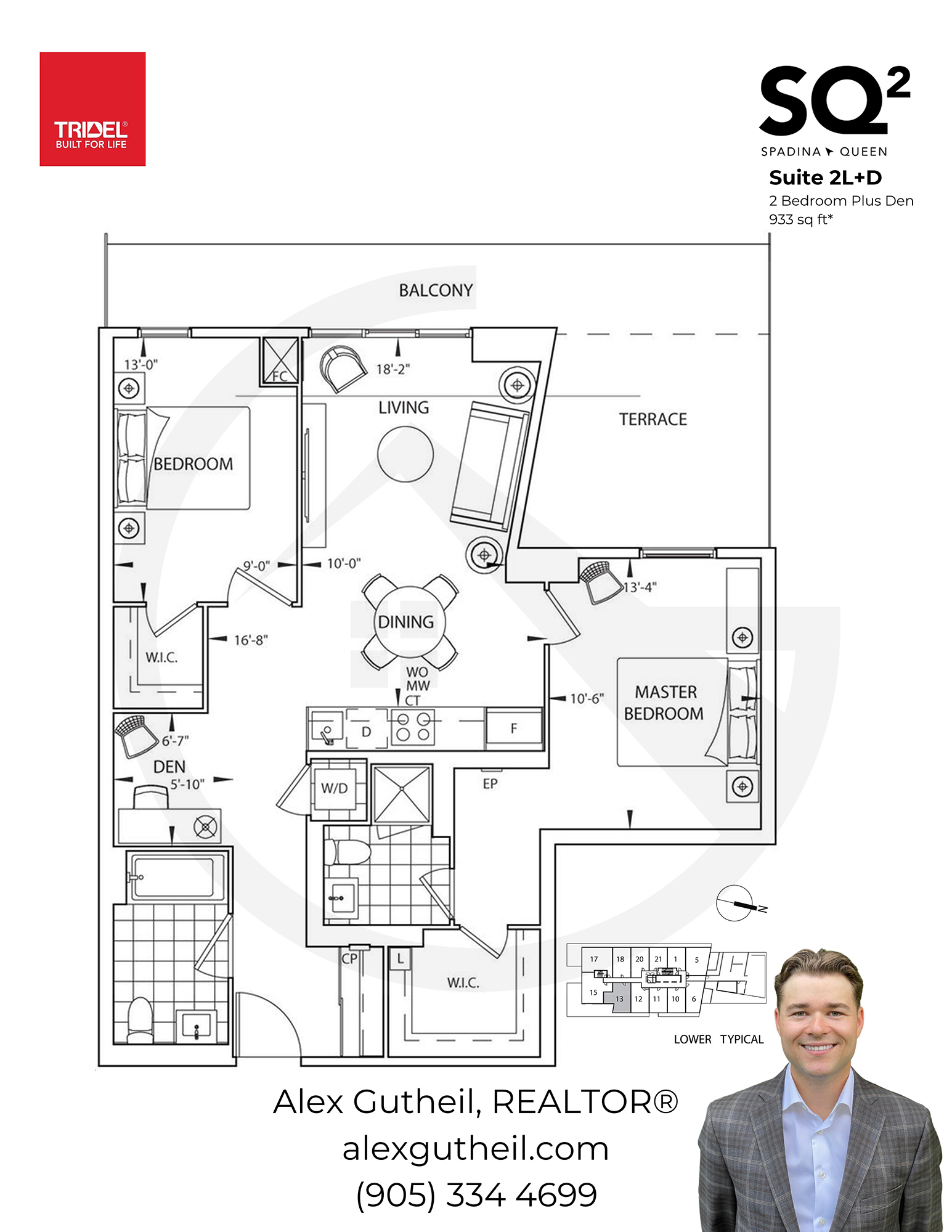 SQ2 Condos at Queen and Spadina - 80 Vanauley St - Suite 2L + D