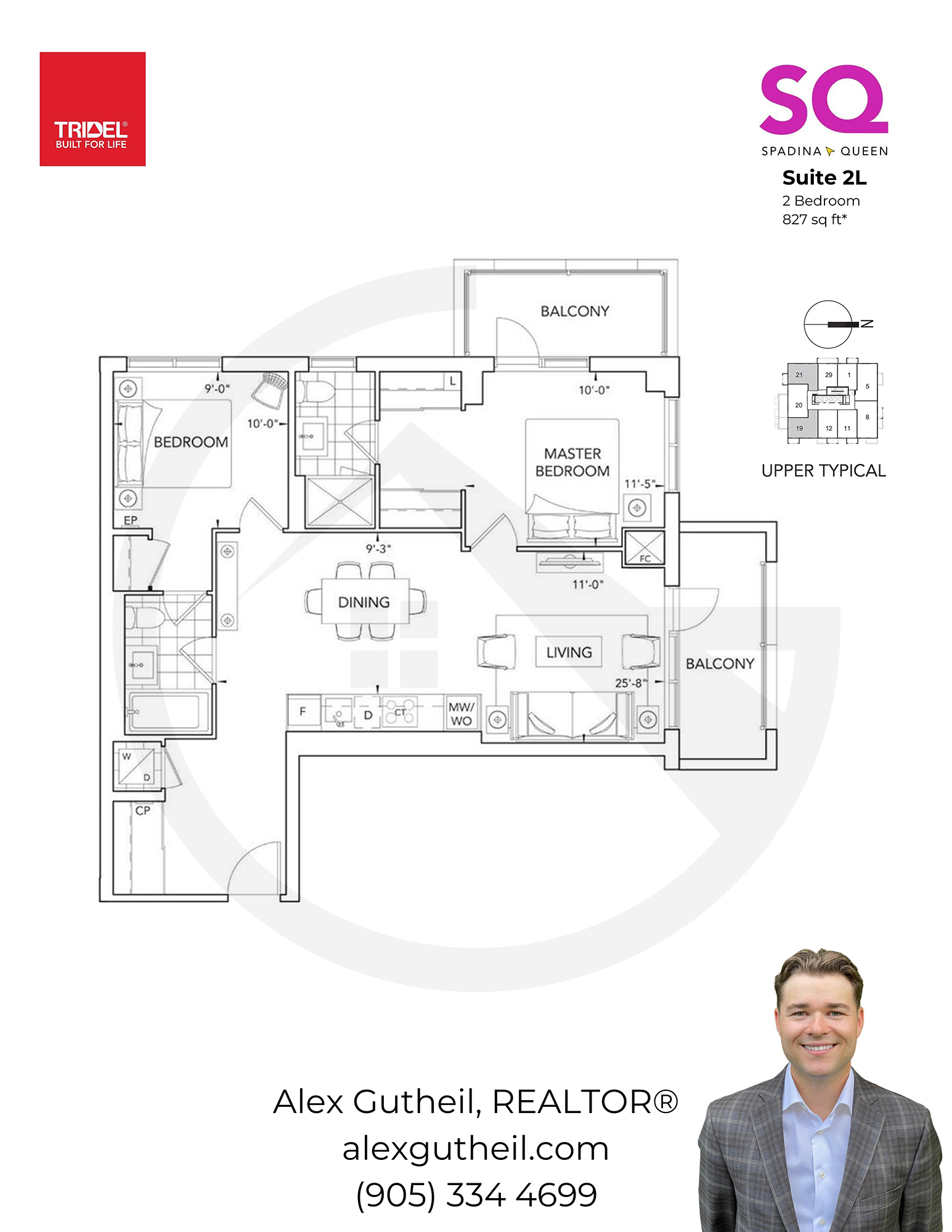 SQ Condos at Queen and Spadina – 38 Cameron St - Suite 2L
