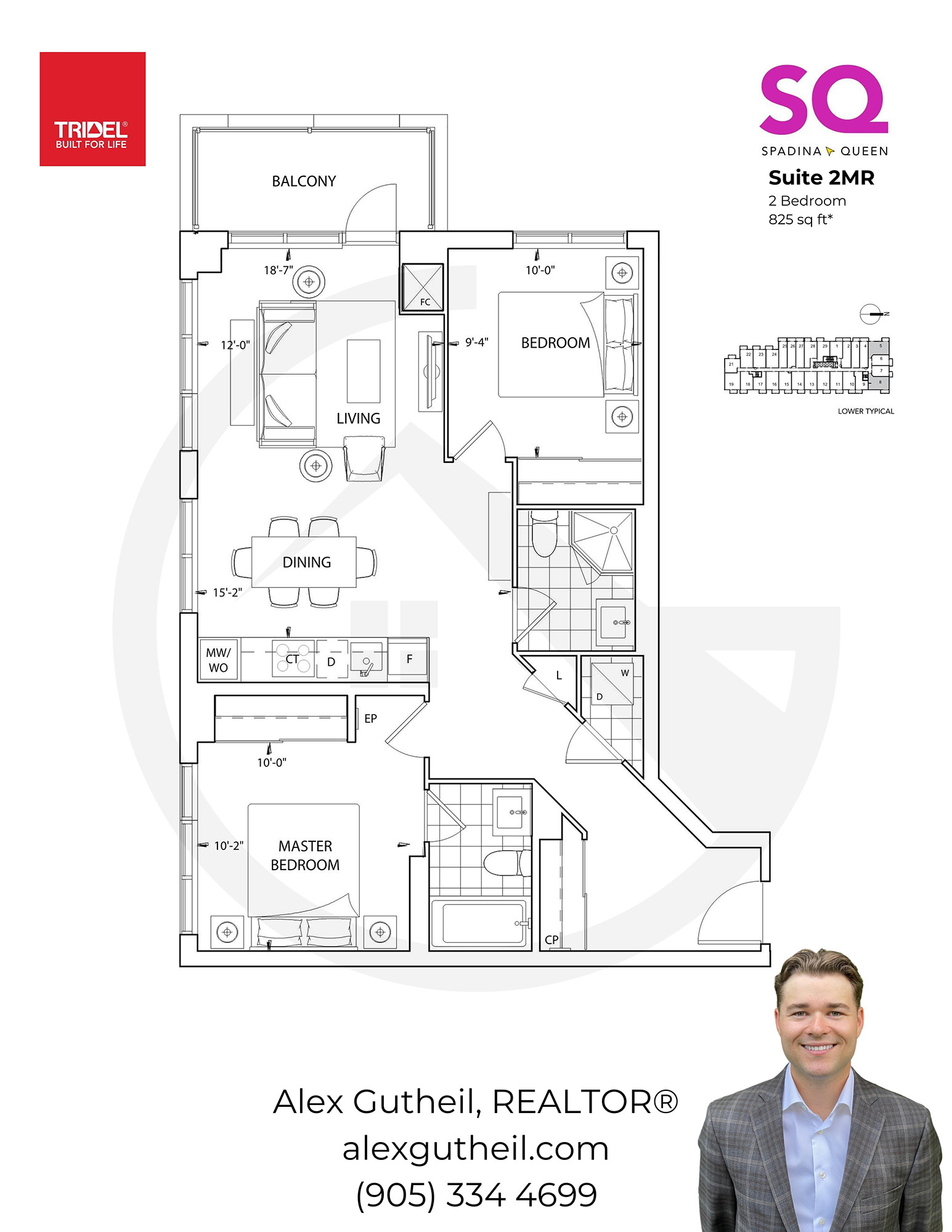 SQ Condos at Queen and Spadina – 38 Cameron St - Suite 2MR