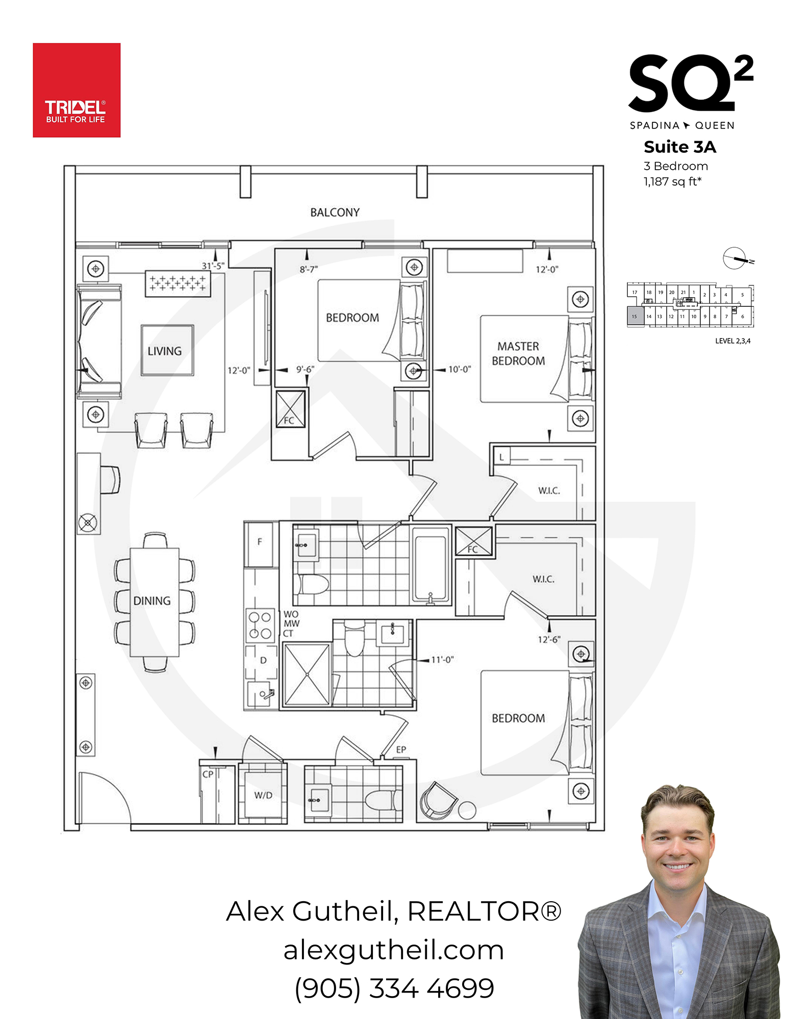 SQ2 Condos at Queen and Spadina - 80 Vanauley St - Suite 3A