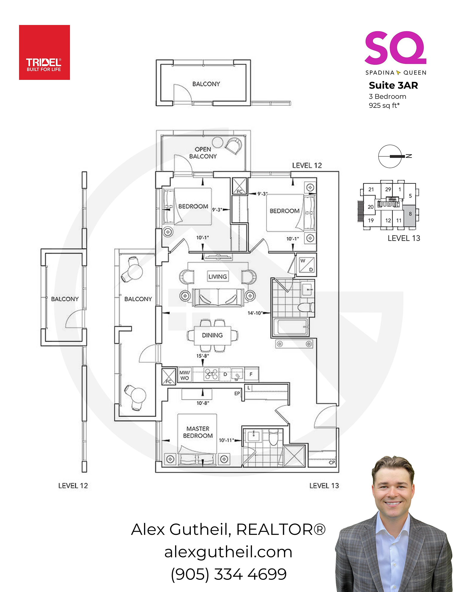 SQ Condos at Queen and Spadina – 38 Cameron St - Suite 3AR