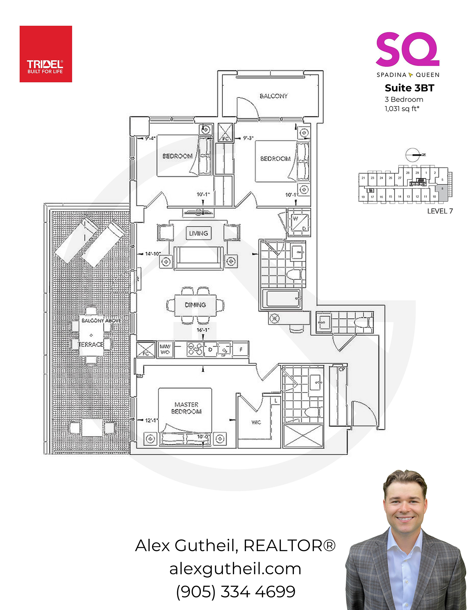 SQ Condos at Queen and Spadina – 38 Cameron St - Suite 3BT