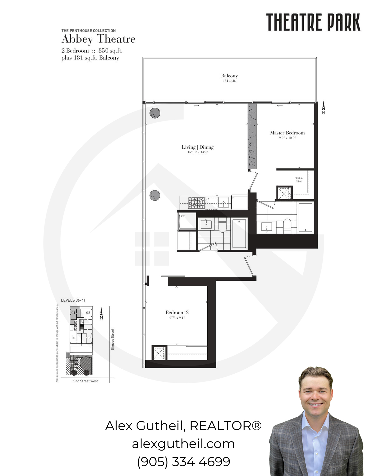 Theatre Park Condos at 224 King St W – Floor Plans - Abbey Theatre