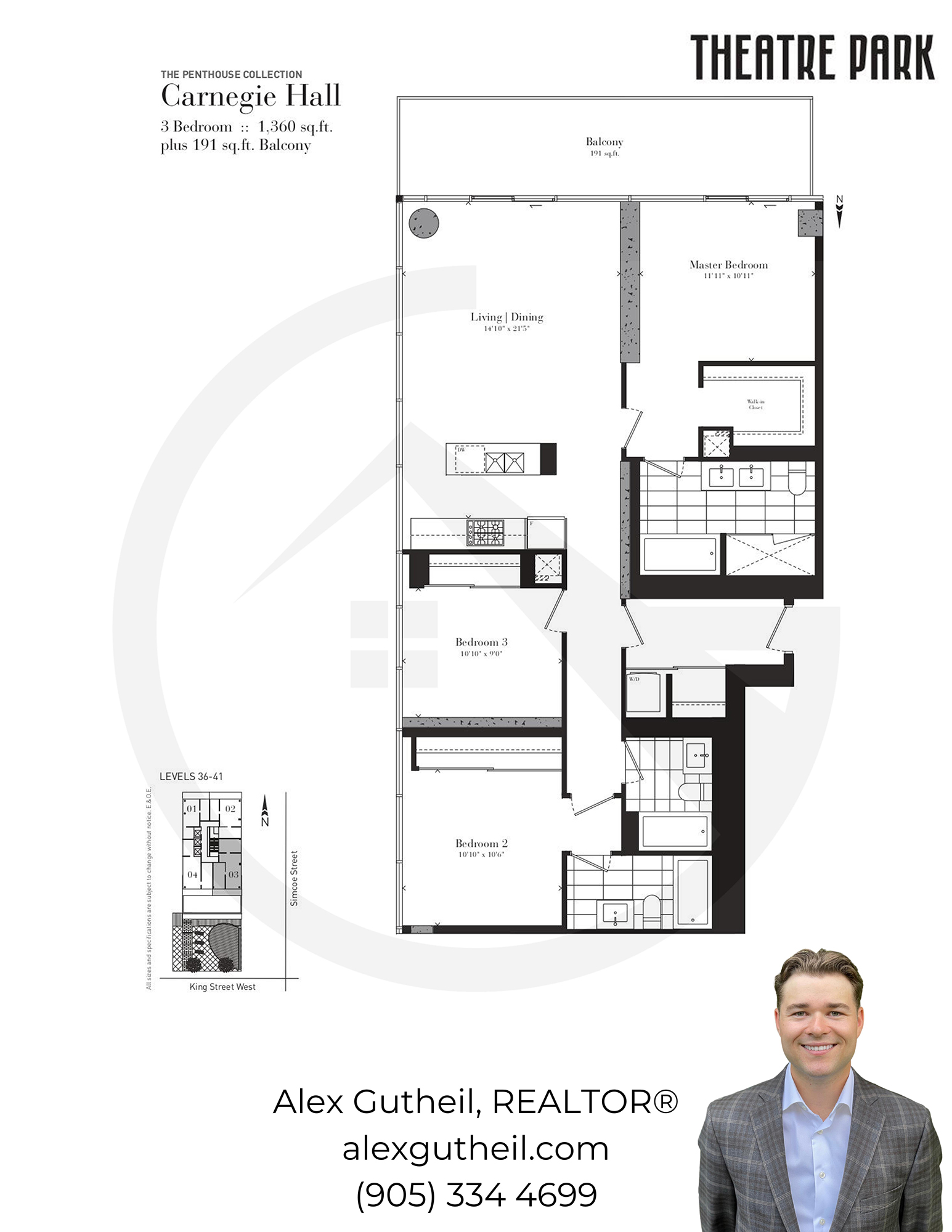 Theatre Park Condos at 224 King St W – Floor Plans - Carnagie Hall