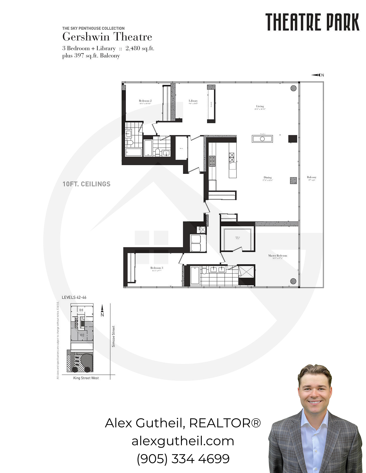 Theatre Park Condos at 224 King St W – Floor Plans - Gershwin Theatre