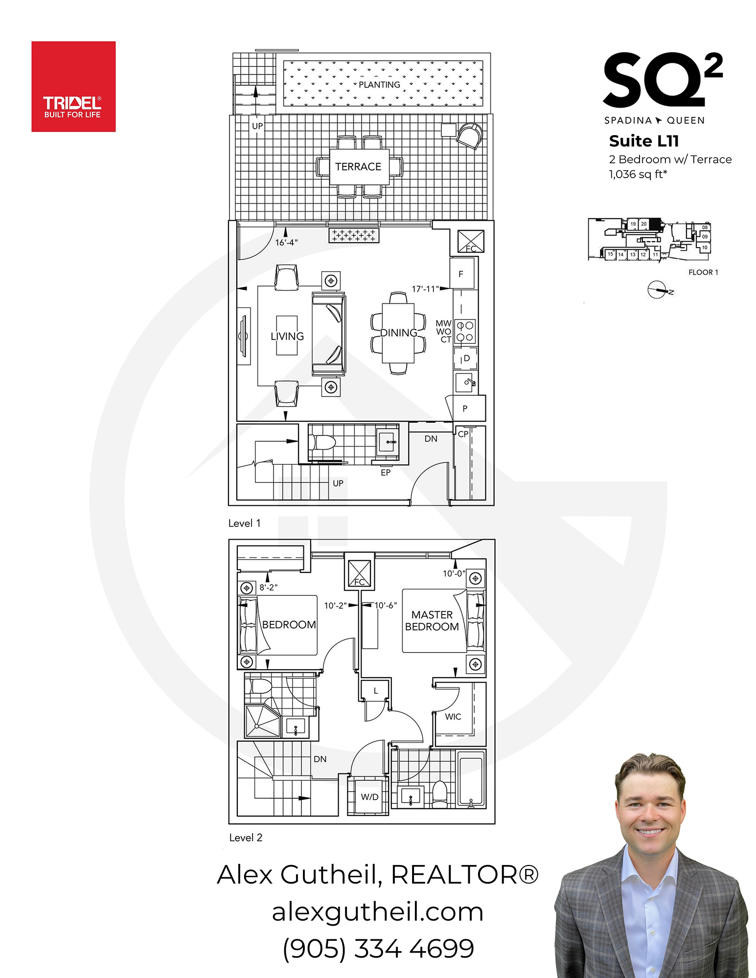 SQ2 Condos at Queen and Spadina - 80 Vanauley St - Suite L11