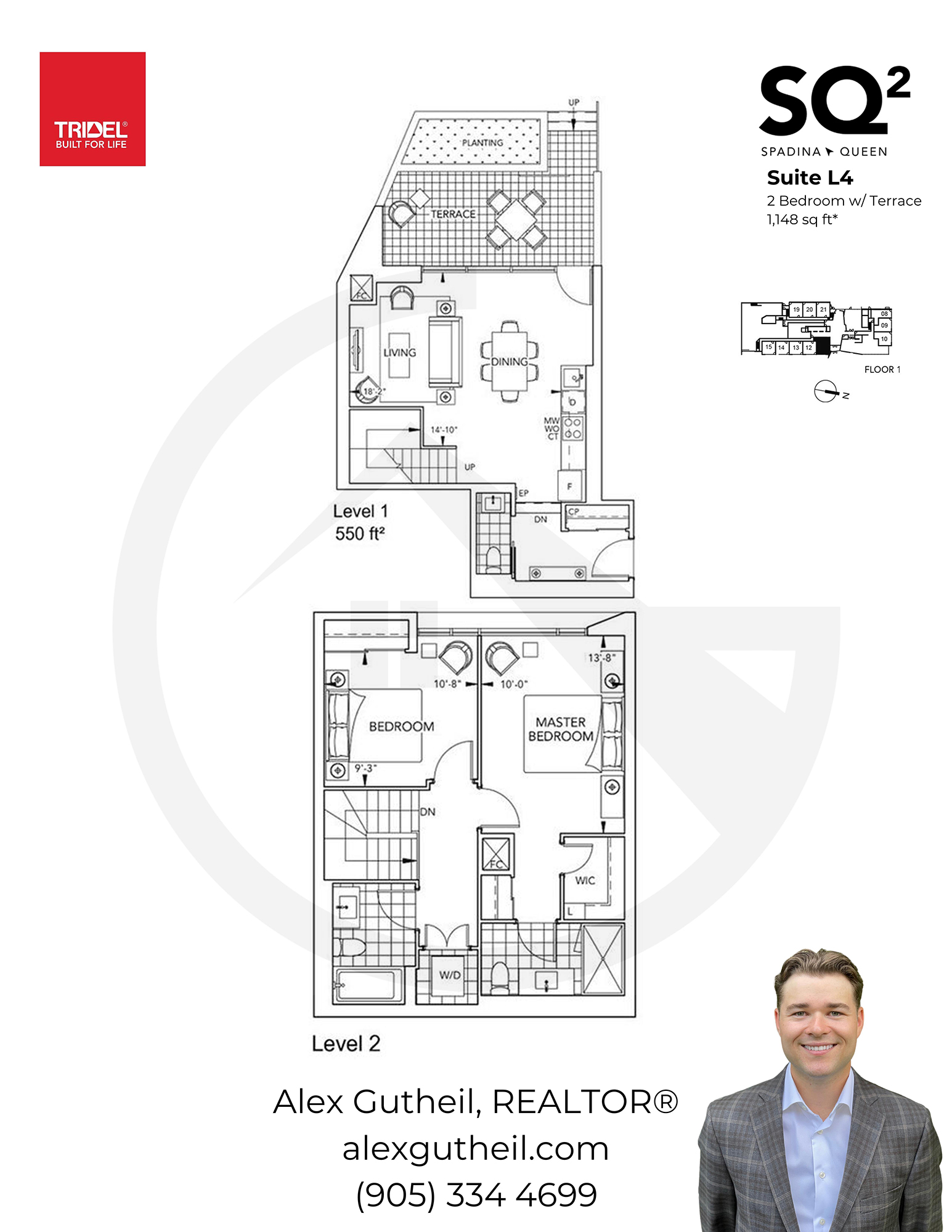 SQ2 Condos at Queen and Spadina - 80 Vanauley St - Suite L4