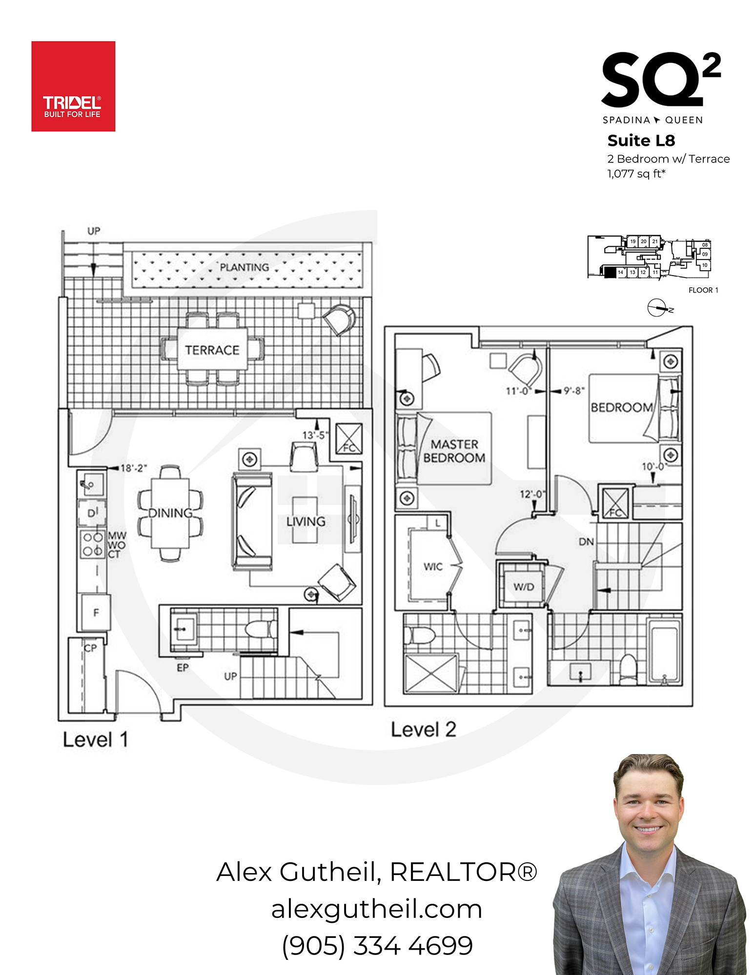 SQ2 Condos at Queen and Spadina - 80 Vanauley St - Suite L8