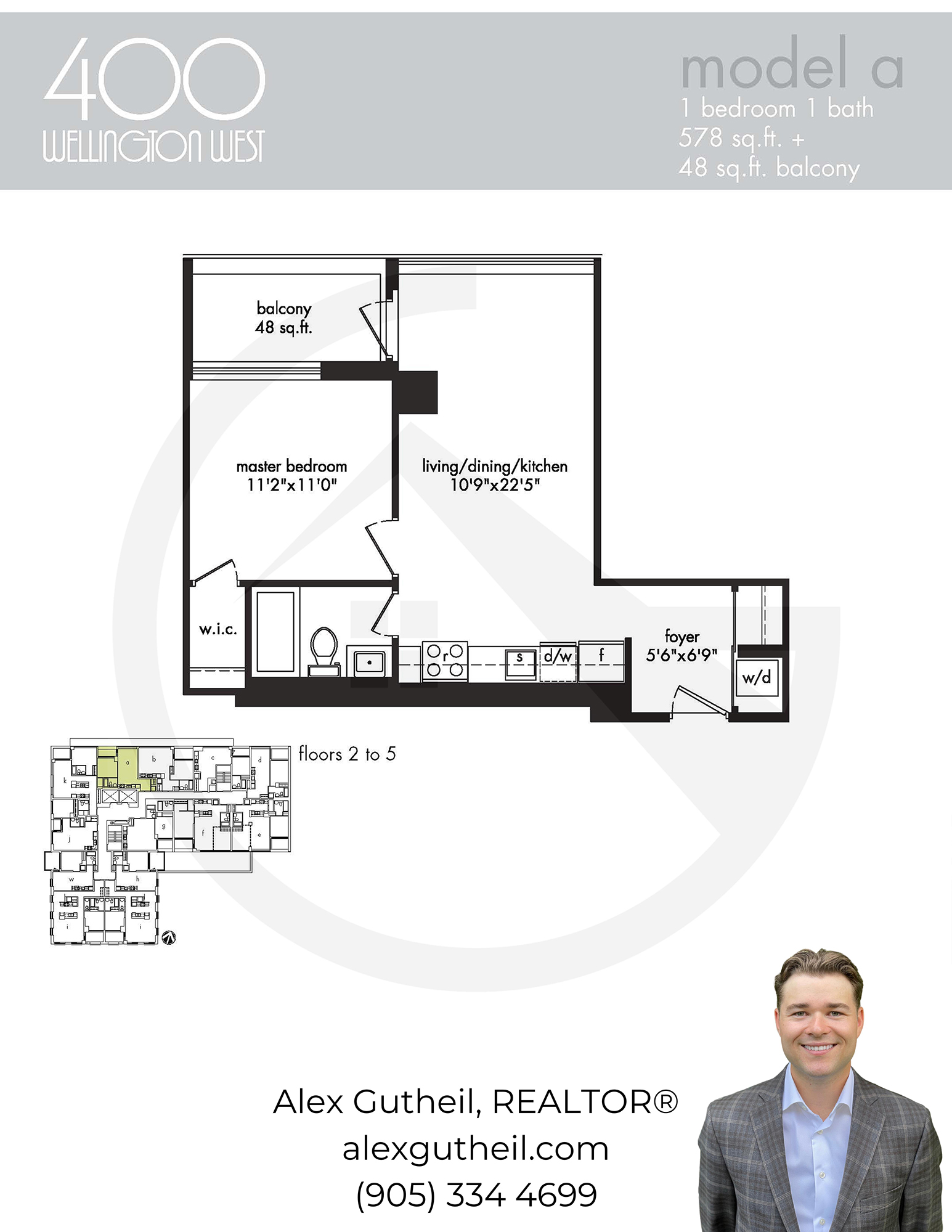 400 Wellington Condos at 400 Wellington St W - Model A