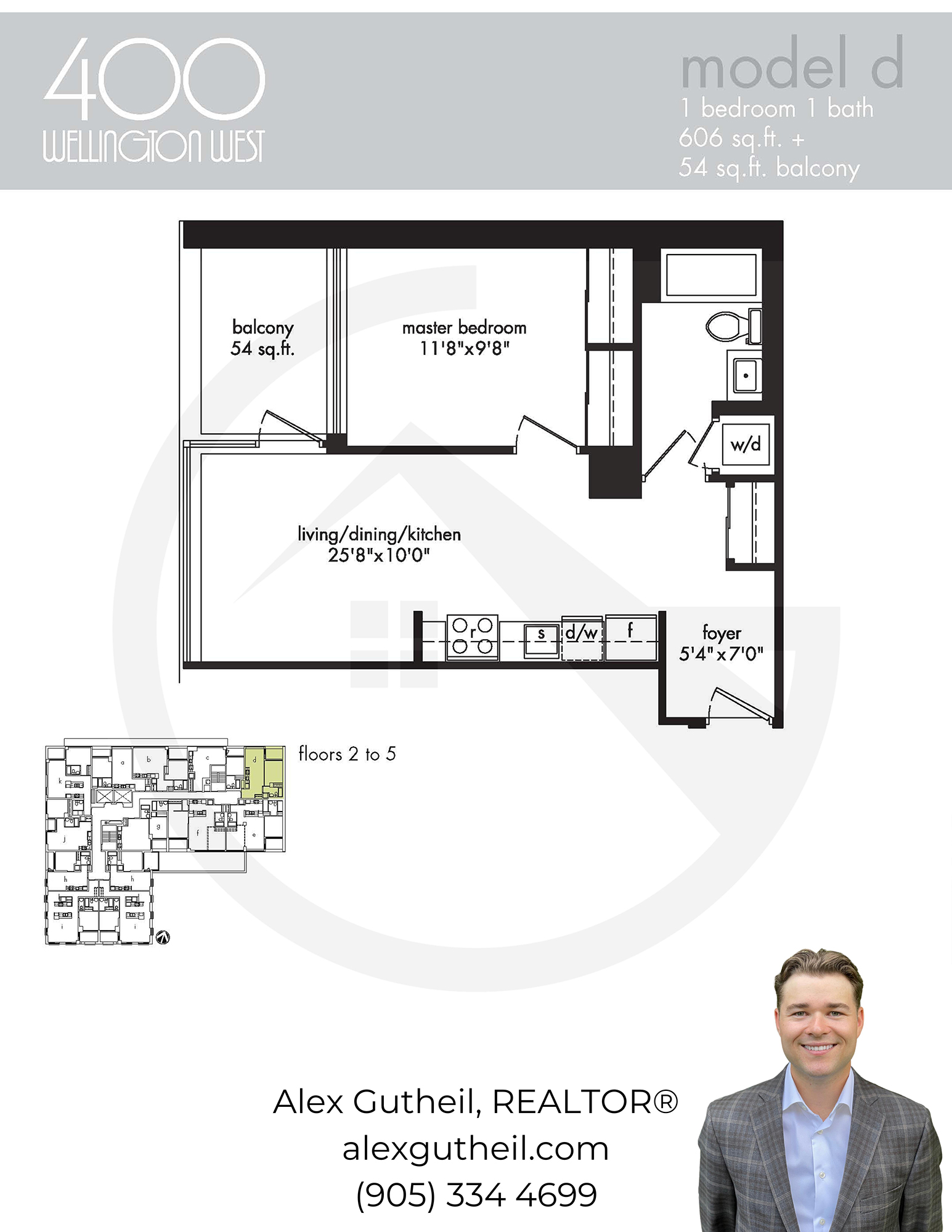 400 Wellington Condos at 400 Wellington St W - Model D