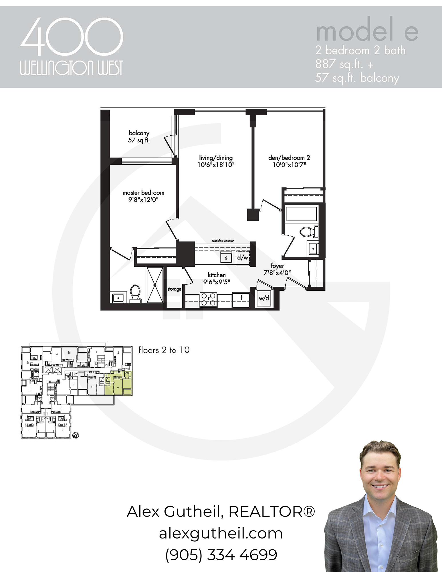400 Wellington Condos at 400 Wellington St W - Model E