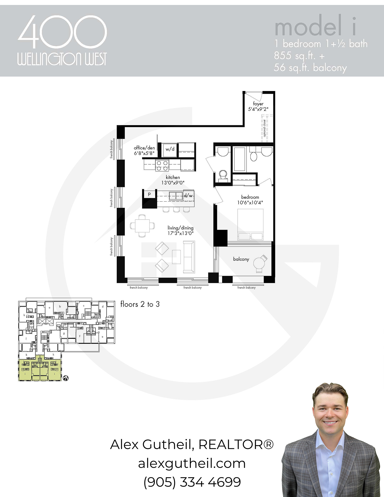 400 Wellington Condos at 400 Wellington St W - Model I
