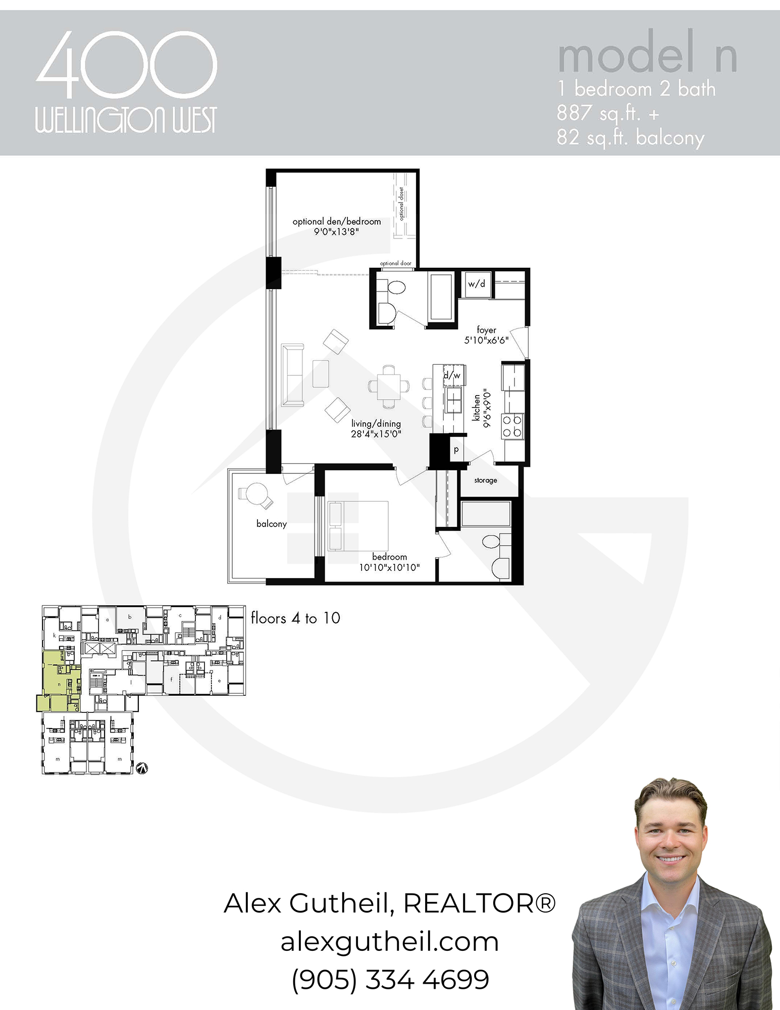 400 Wellington Condos at 400 Wellington St W - Model N