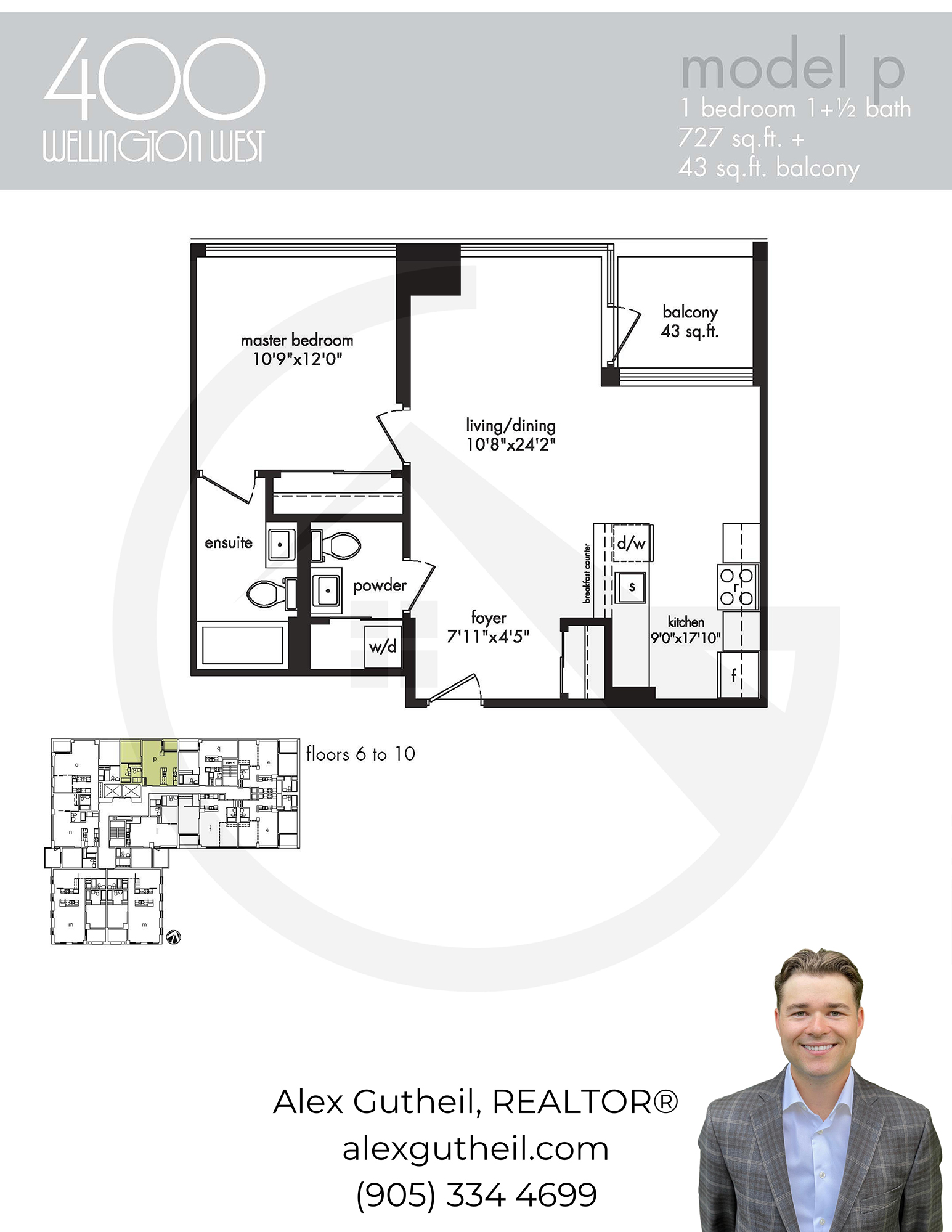 400 Wellington Condos at 400 Wellington St W - Model P
