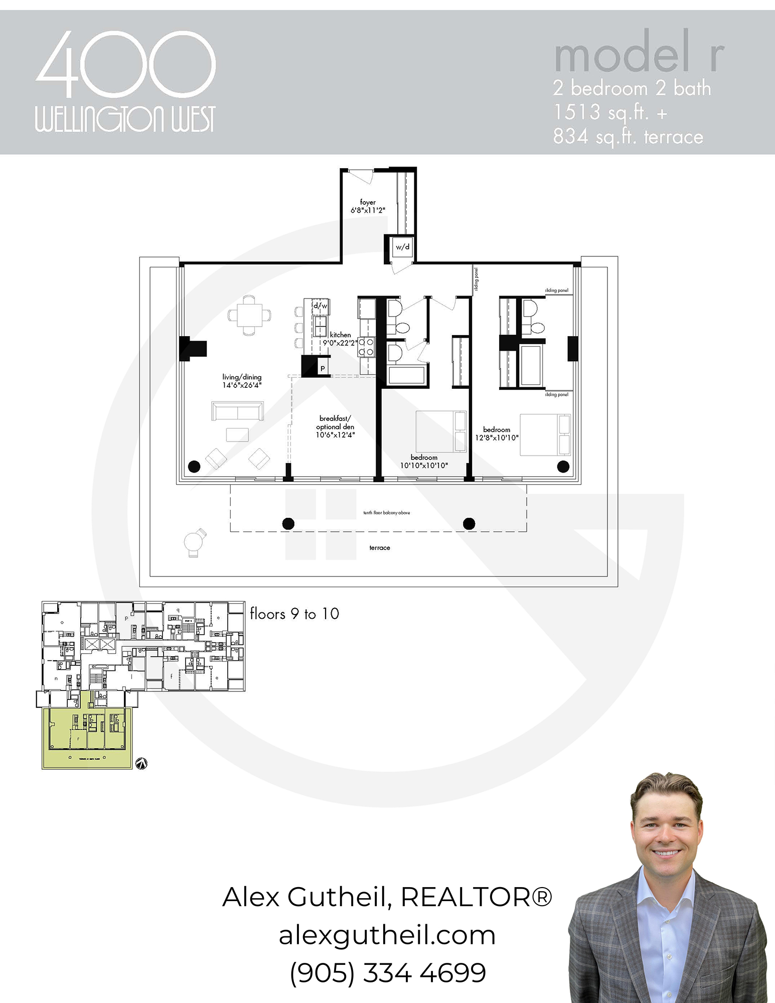 400 Wellington Condos at 400 Wellington St W - Model R