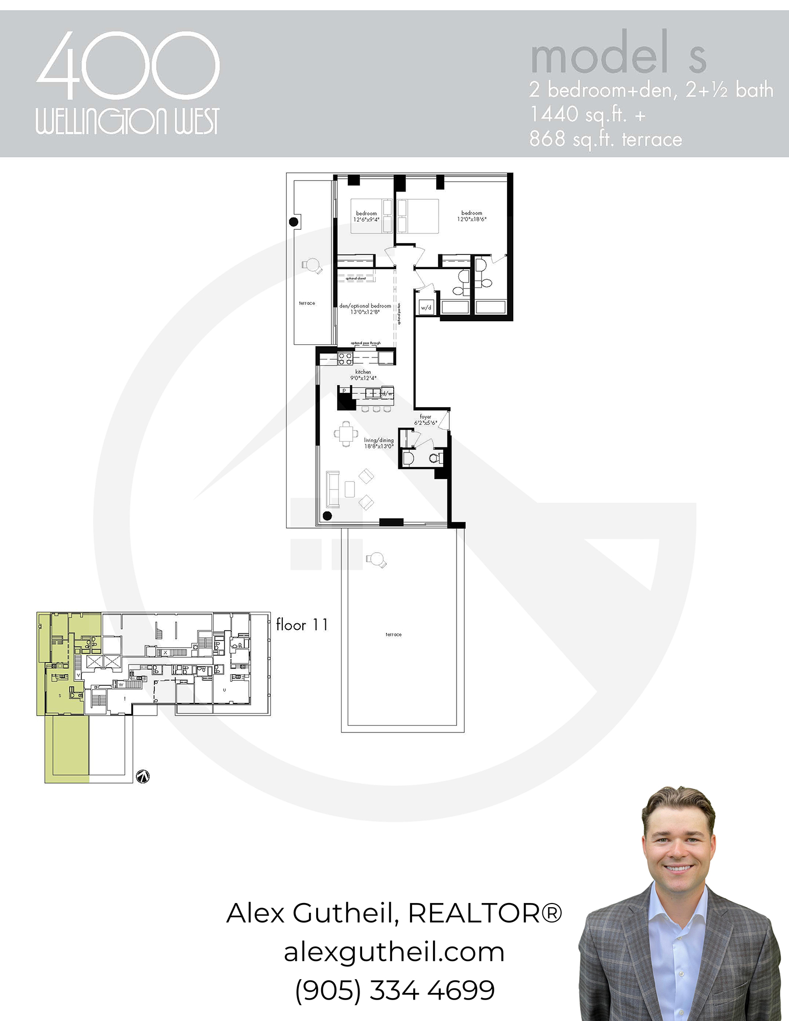 400 Wellington Condos at 400 Wellington St W - Model S
