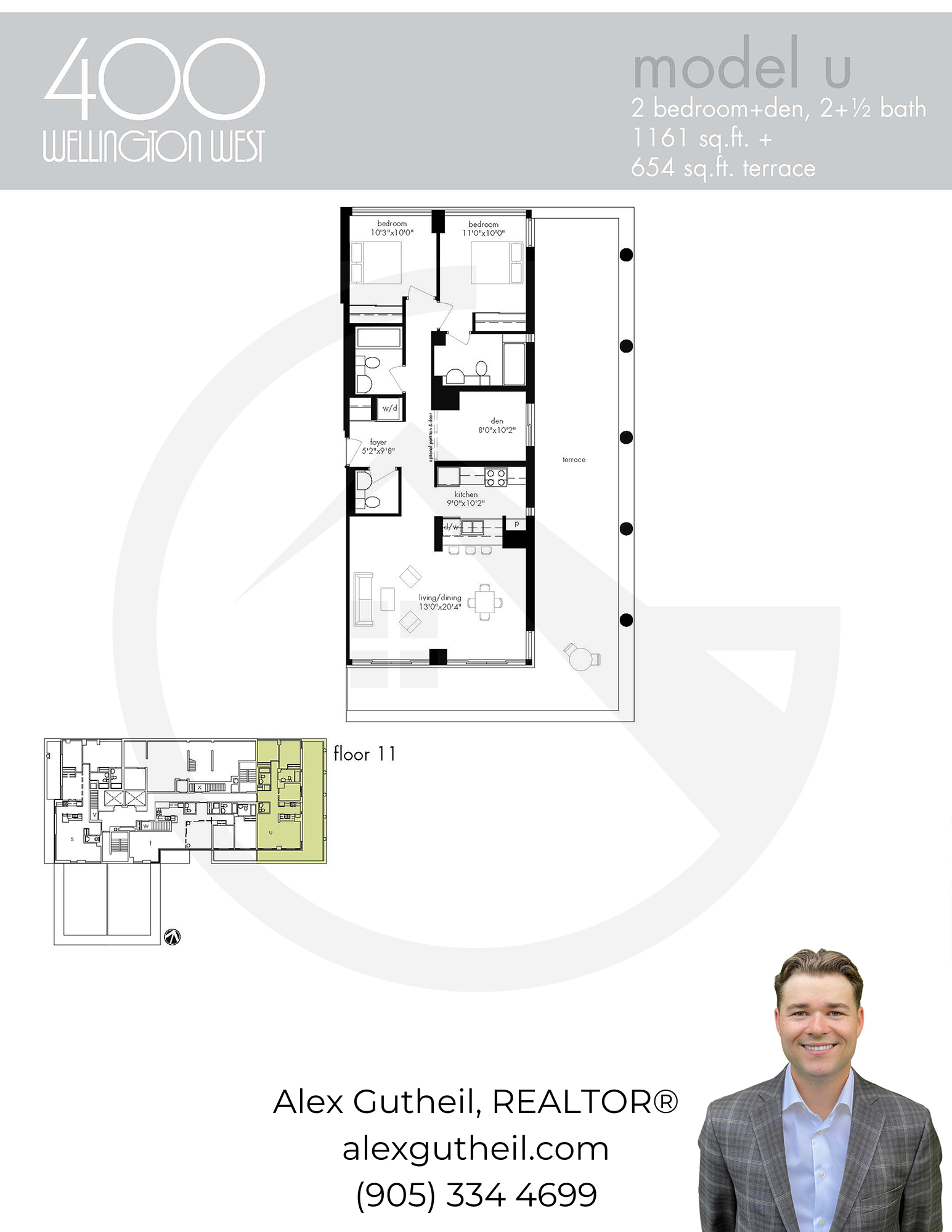 400 Wellington Condos at 400 Wellington St W - Model U