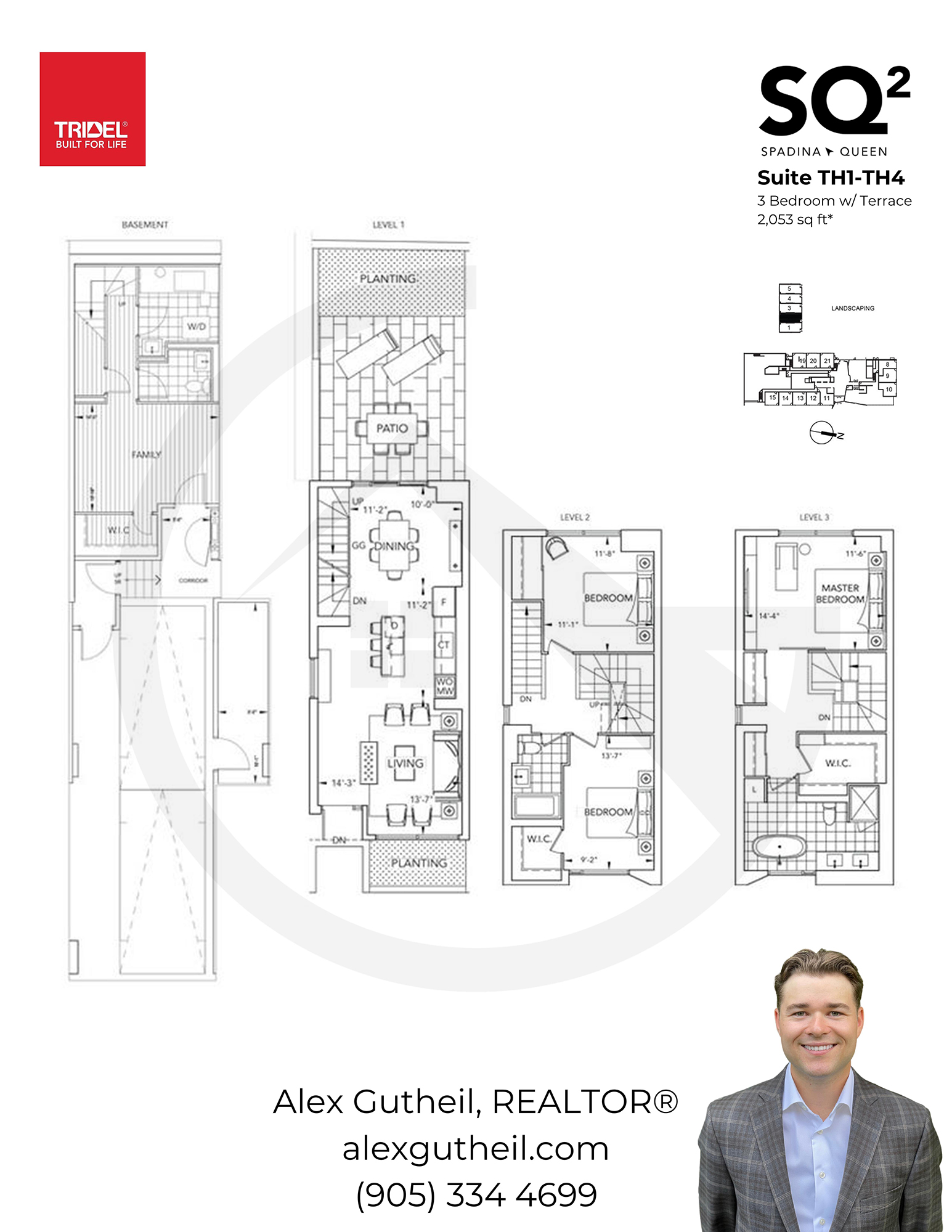 SQ2 Condos at Queen and Spadina - 80 Vanauley St - Suite TH1 - TH4