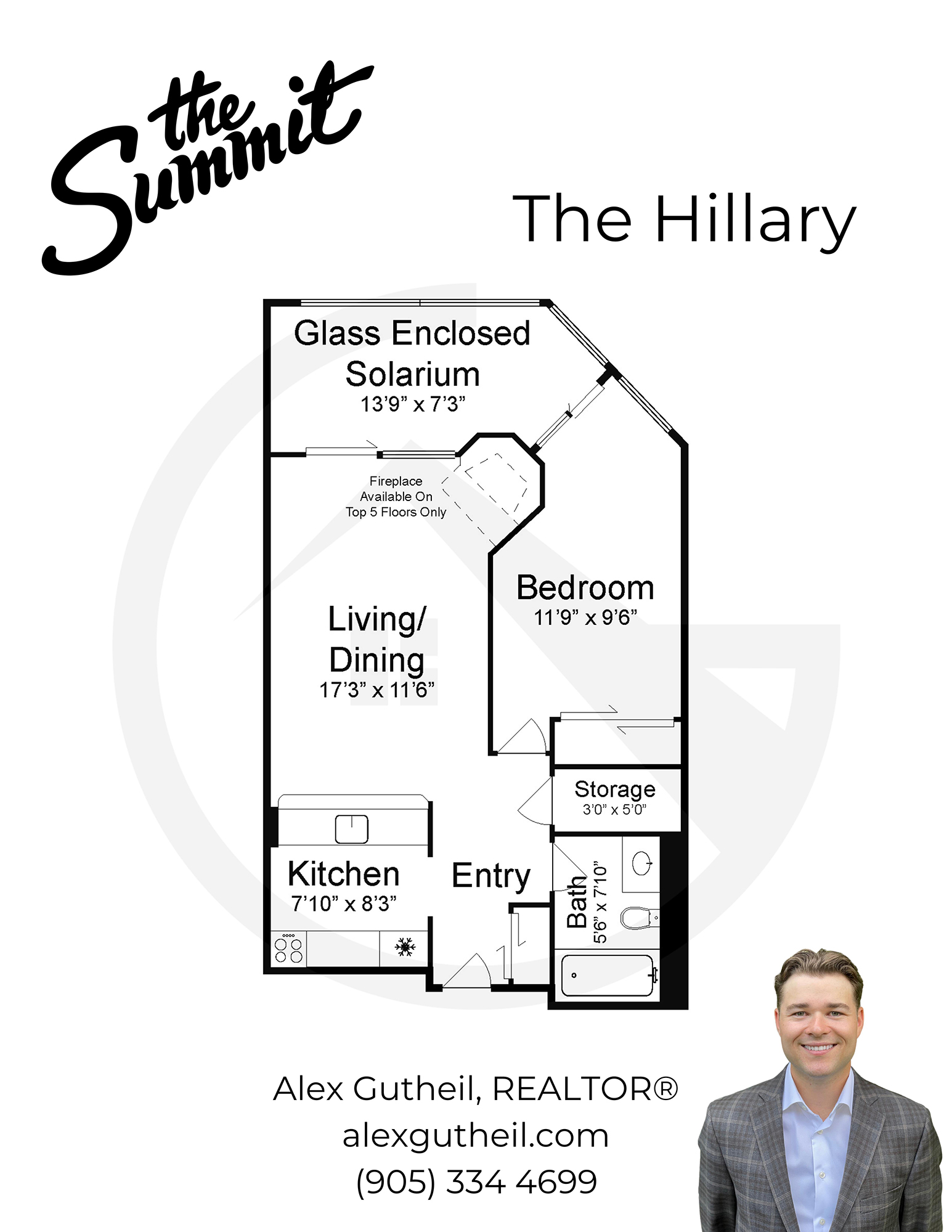 The Summit Condos at 701, 705, 725 King St W – Floor Plans - The Hillary