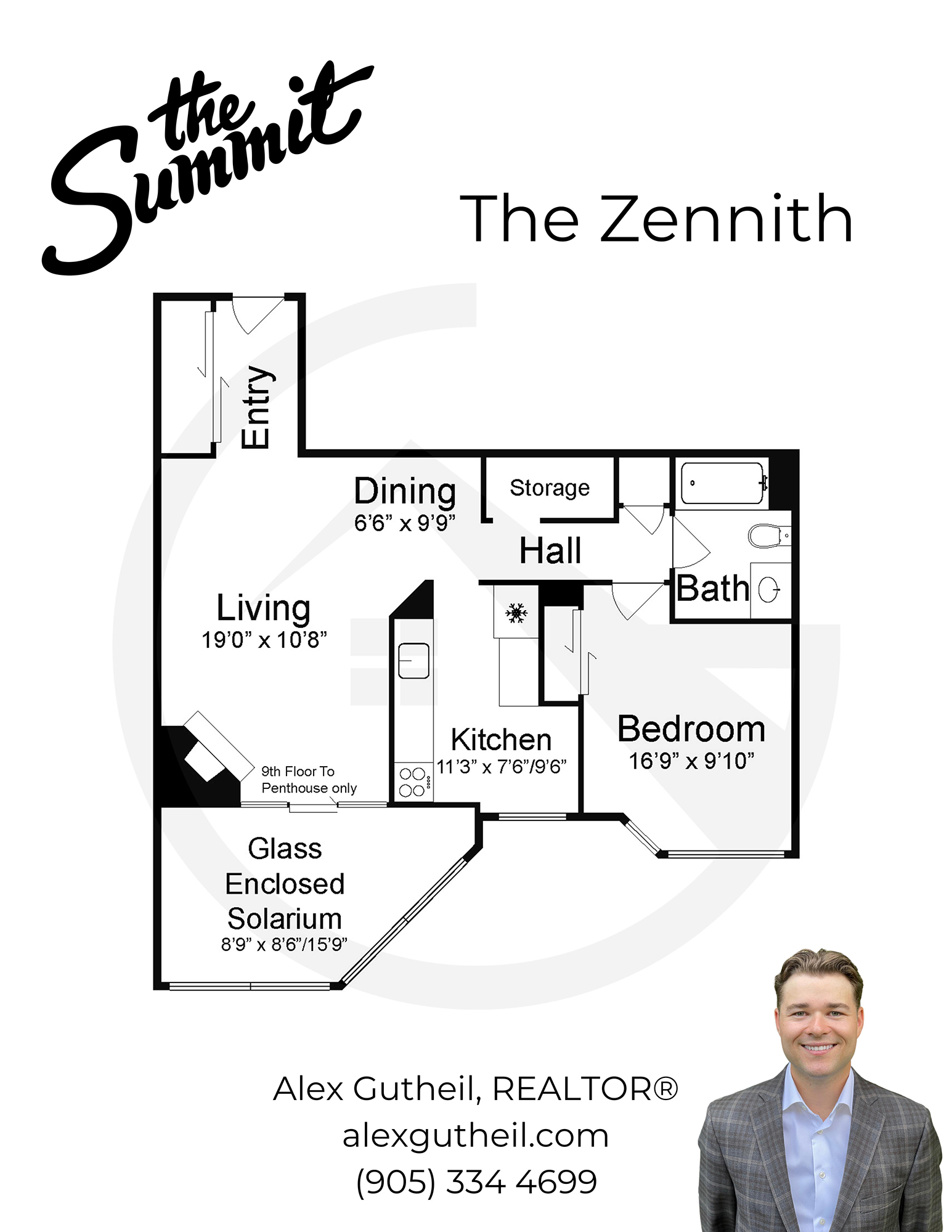 The Summit Condos at 701, 705, 725 King St W – Floor Plans - The Zennith