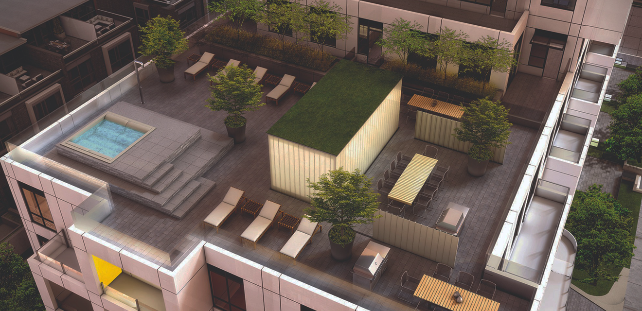 SQ Condos at Queen and Spadina – 38 Cameron St - Roof Amenities