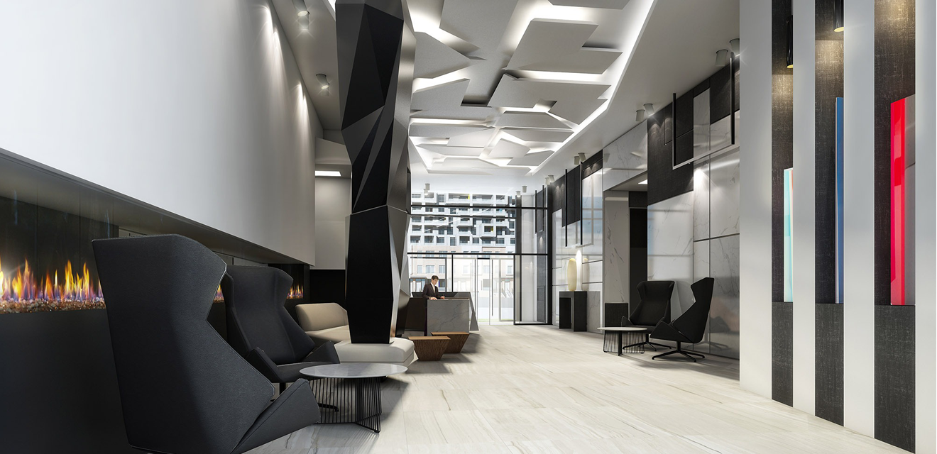 SQ2 Condos at Queen and Spadina – 80 Vanauley St - Lobby